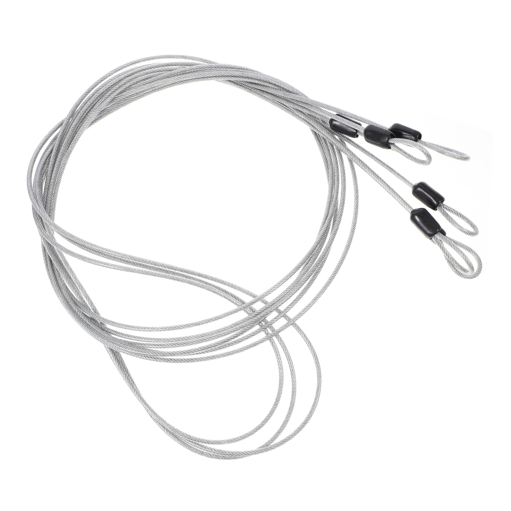 MUCKLILY 3pcs Sturdy Rope Steel Wire Ropes Wire Cable Rope Car Clothing Wire Rope Long Steel Wire Rope Hard Rope