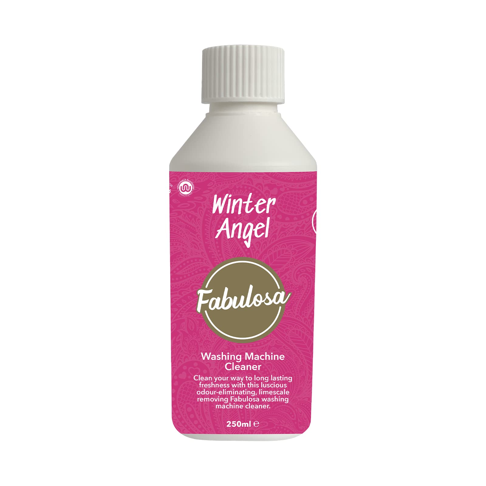Fabulosa Limescale Remover and Washing Machine Freshener, Odour Removing, Deep Cleaning Washing Machine Cleaner, 250ml, Individual, Winter Angel