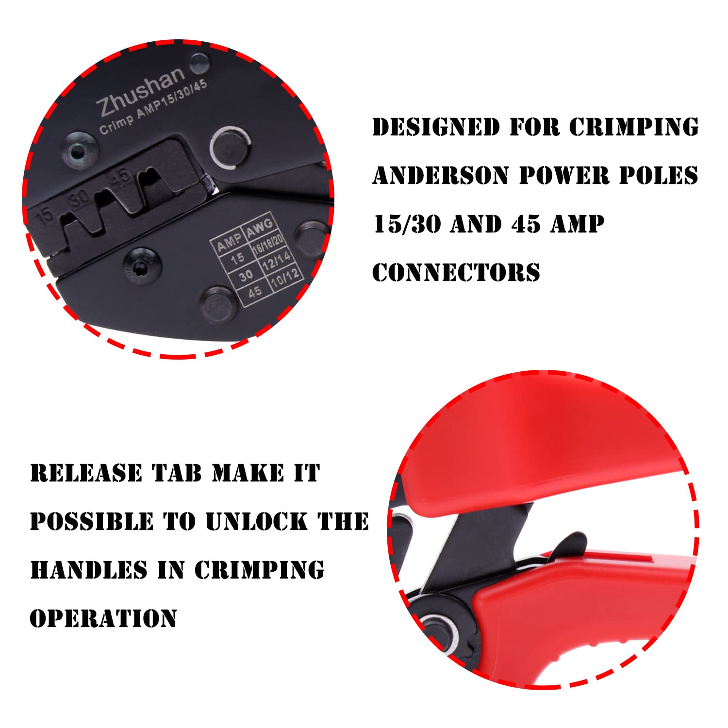 Anderson Powerpole Crimper,Zhushan Ratcheting Wire Crimper Tools and