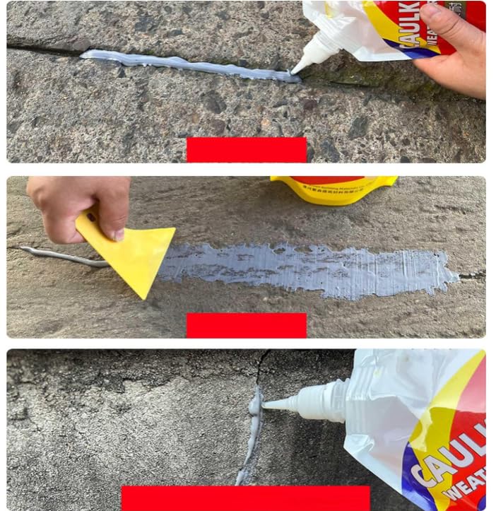 Slab Concrete Crack Waterproof Repair Sealant,Waterproof Insulating Sealant,Strong Invisible Waterproof Anti-Leakage Agent,Crack Repair Waterproof Adhesive,Quick-Drying Sealing Adhesive (1pcs)