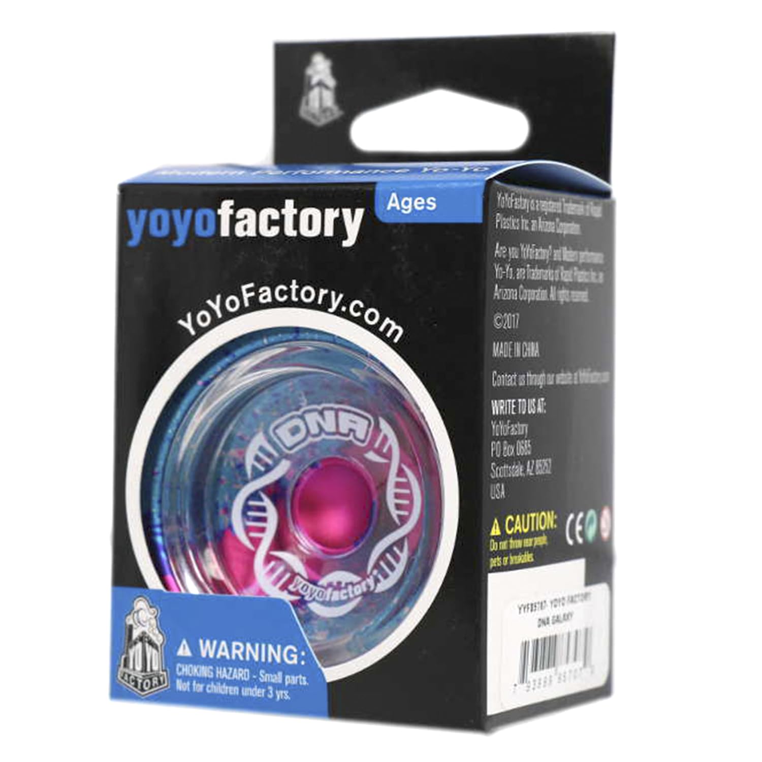 YoyoFactory DNA Yo-Yo Galaxy (Metal Yoyo, Cord, Ball Bearing