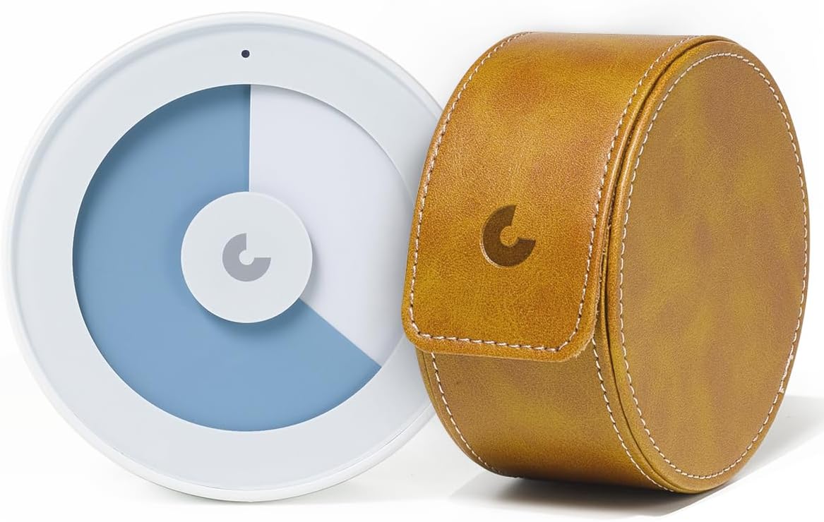 Minee Timer 4 with Leather Case Pastel Marine - Guam | Ubuy