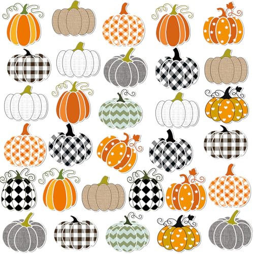 Set de 30 Imanes de Calabaza Decorativos para Refrigerador miniatura 1