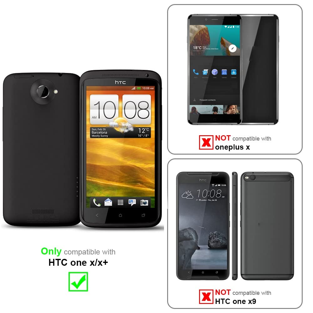 Cadorabo - TPU Hard Cover per > HTC ONE X/ONE X+ < - Case Cover