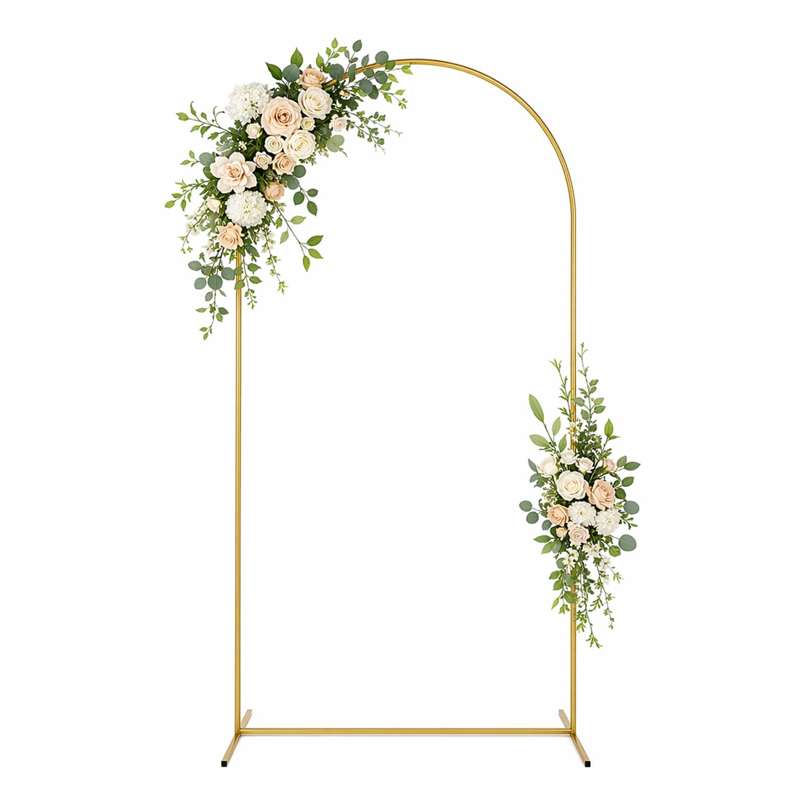 Goldfarbener Hochzeitsbogen 120x220cm – Eleganter Party-Hintergrund