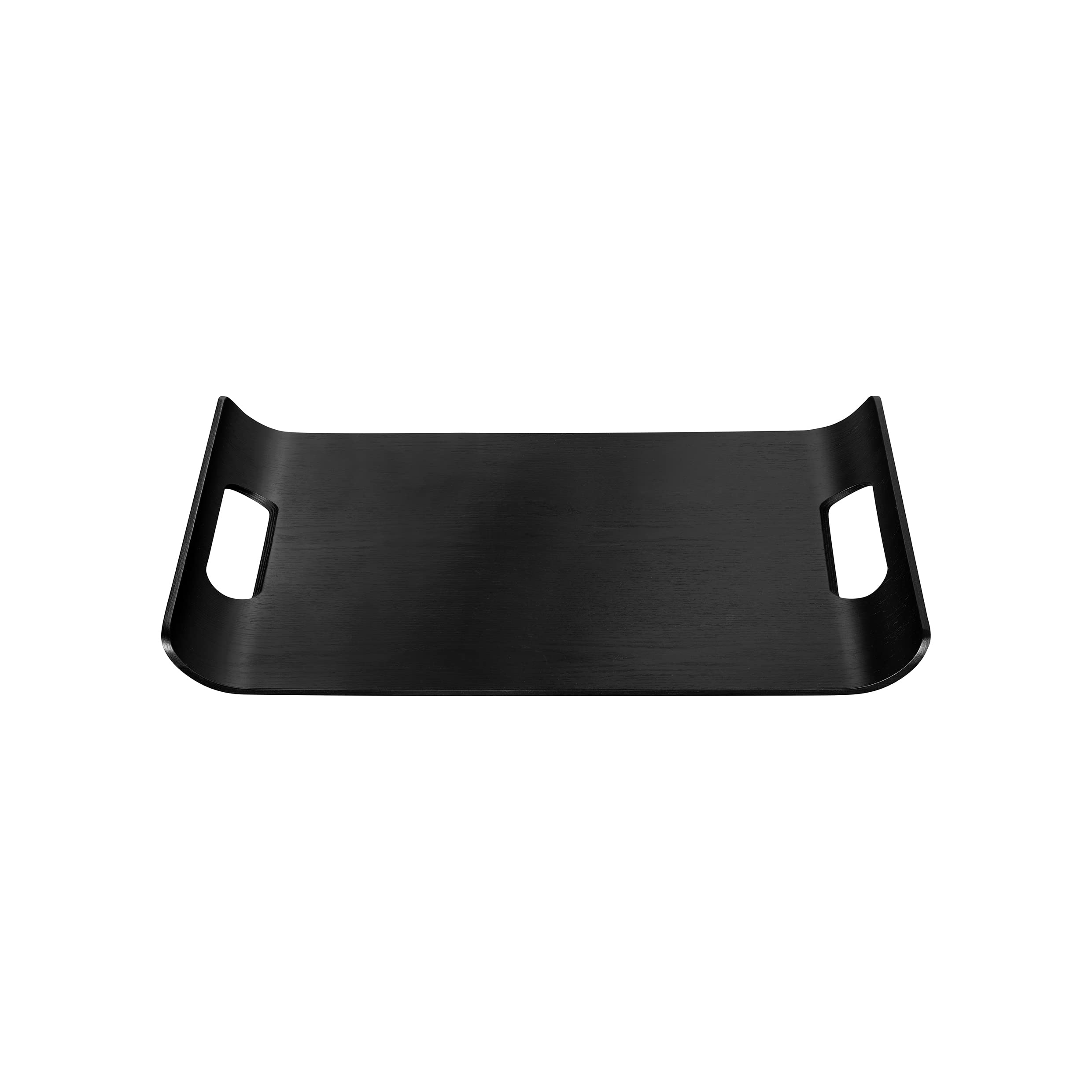 blomus Tablett WILO | Hartholz | Farbe Schwarz | Größe S | L36xB25xH3cm | Zeitloses Design | Serviertablett für Küche, Deko & Getränke