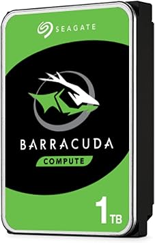 Seagate BarraCuda 1TB Internal Hard Drive HDD 3.5 Inch SATA 6 Gb/s 7200 RPM 64MB Cache for Computer Desktop PC ST1000DM010