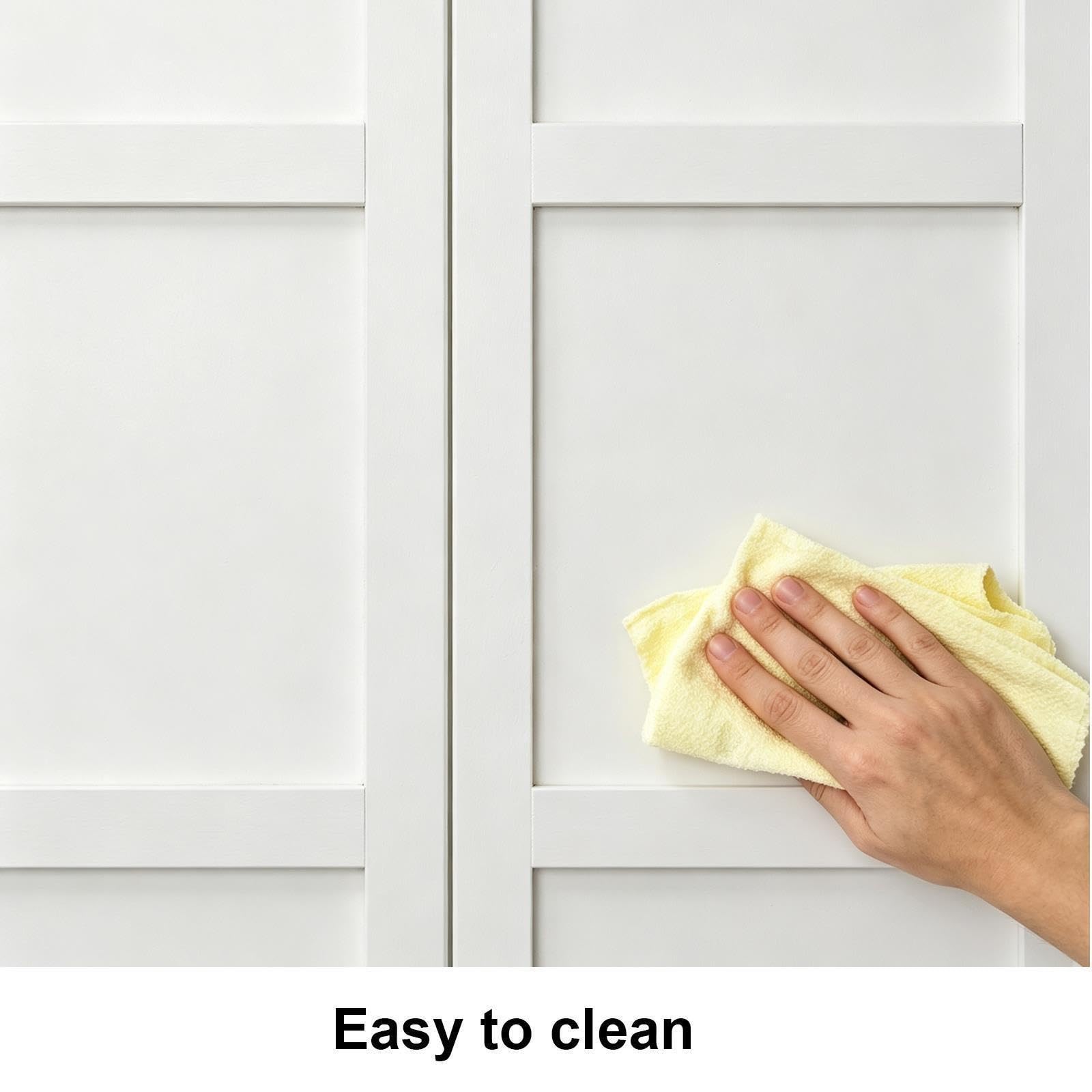 Cloison Amovible sans Perçage, Paravent Pliable for Chambre(5 Panels,180cm/70.9in)