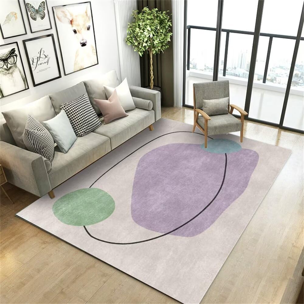 Grand tapis de salon lavable et antidérapant : finissez-en avec les taches tenaces