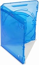 Four Square Media 1 X Genuine Amaray Triple Blu Ray Case with Double Tray 14mm Spine - Pack of 1