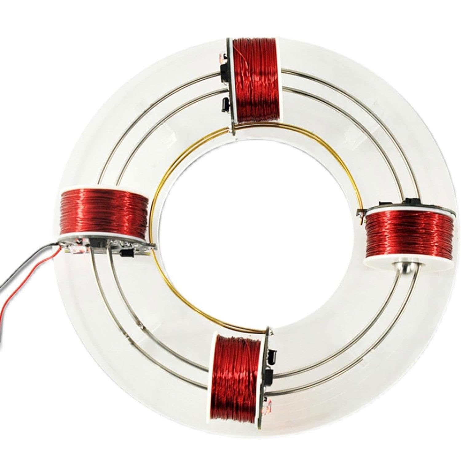 Cyklotron akceleratora elektromagnetycznego z pierścieniem 4/6 cewek