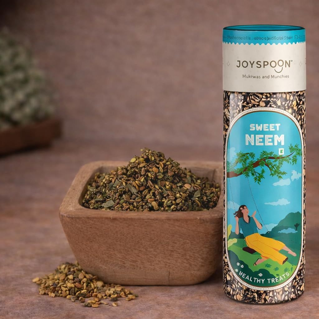 JoySpoon Sweet Neem Mukhwas Mouth Fresheners 200g After-Meal Snack No Artificial Colors or Preservatives-image-14