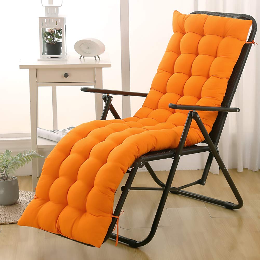 Coussin rocking chair antidérapant matelassé pour chaise longue de jardin