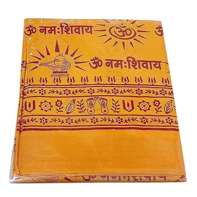 Om Namah Shivay Printed Shawl, Shiva Mahamantra for Holy | Symbols - Printed Shawl |-image-8