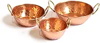 Mini Tacho De Cobre Para Molhos Trio (5cm - 6,5cm - 8cm)