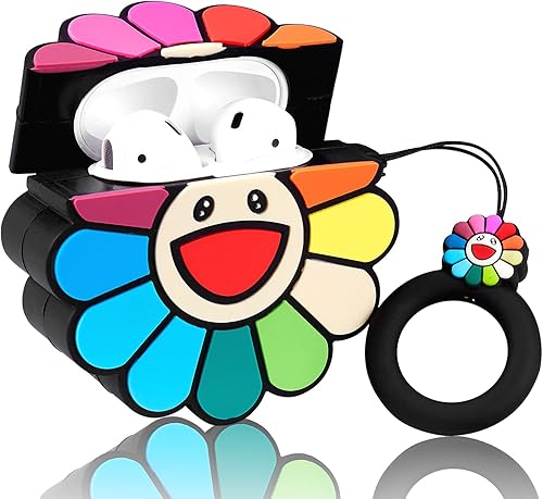 Miniatura 6 de Besoar Funda para AirPods 2 y 1 de dibujos animados lindas fundas de silicona Kawaii para Apple AirPod Air Pods 12 cubierta de diseño fresco único