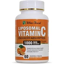 Liposomal Vitamin C Chewable Tablets, 60 Ct | 1000mg, High-Absorption, Fat-Soluble, Immune & Antioxidant, Daily Wellness & On-The-Go