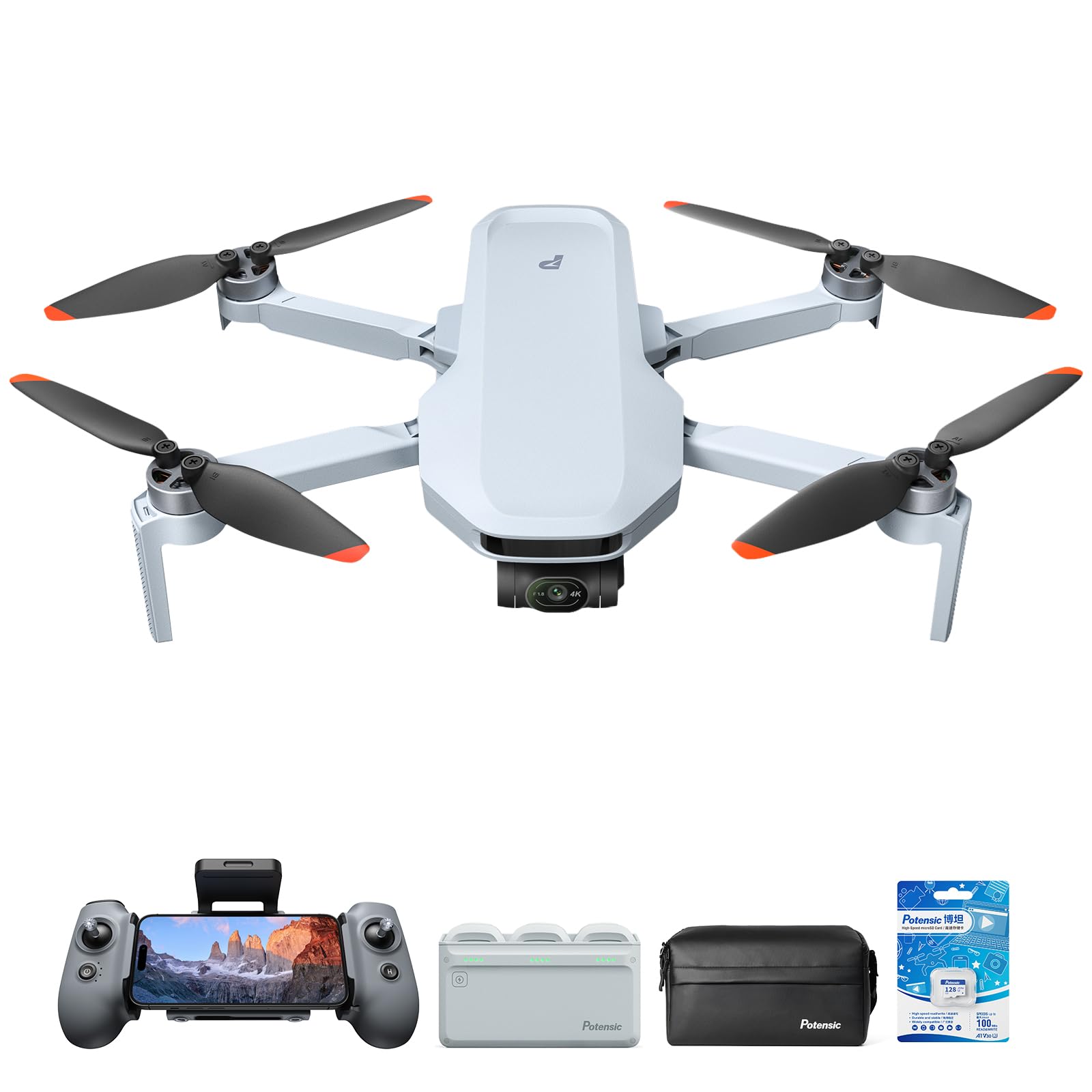 Amazon.com: Potensic ATOM 2 3-Axis Gimbal 8K GPS Drone, Fly More