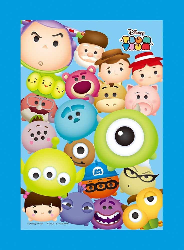 Amazon 99ピース ジグソーパズル パズルプチライト フレームセット ディズニー ツムツム キャラクターズ ジグソーパズル おもちゃ