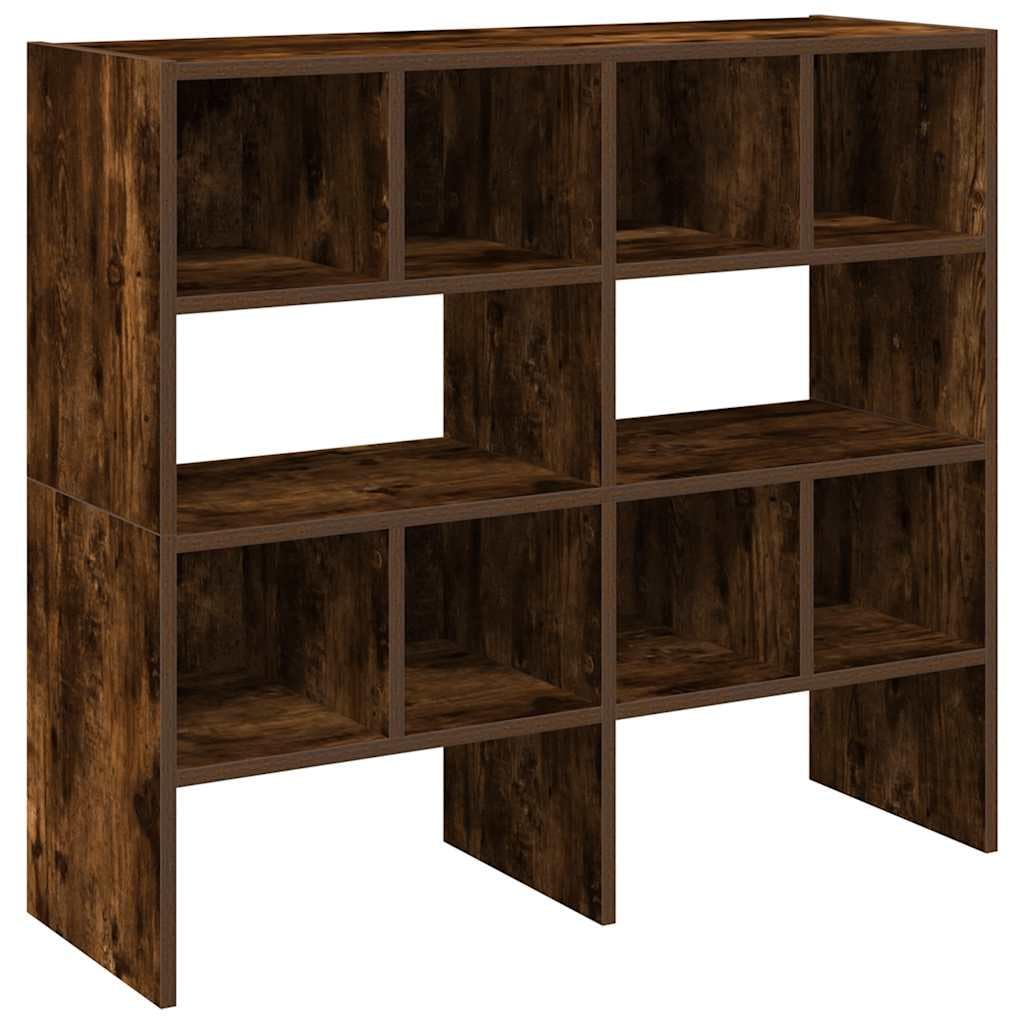 Rangement de chaussures d'entrée empilable en bois chêne fumé pour organiser la maison