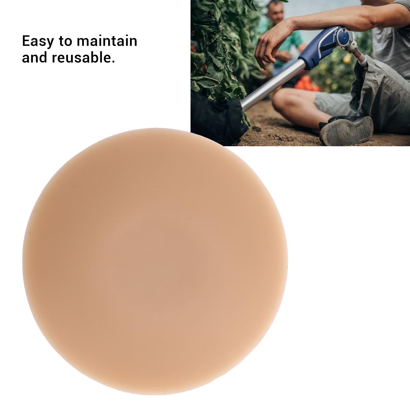 YUYTE Patch per Rivestimento Protesico, Rivestimento Protettivo in Silicone Riutilizzabile per Ridurre L'attrito del Moncone con Tocco Morbido per Amputati con Speroni Ossei