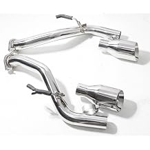 Dual Axle-back Muffler with Removal Tips Replacement for 2016-2023 Infiniti Q50 3.0T