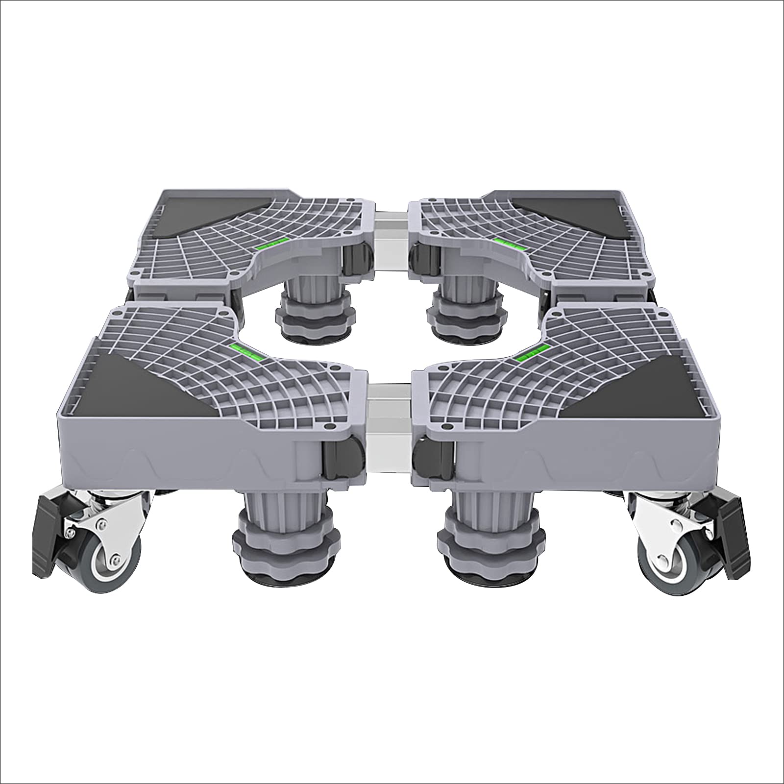 MORITIA Washing Machine Fridge Stand Adjustable Base with 8 Feet for Washing Machine, Laundry Dryer Washer and Refrigerator by Double Elite