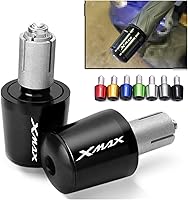 Vista 5 de Motorcycle CNC Motorcycle Hand Grips Bar End Plug Moto Handlebar Caps for Xmax 125 250 300 400 X-MAX 2016 2017 2018 2019 2020 2021 Handle end