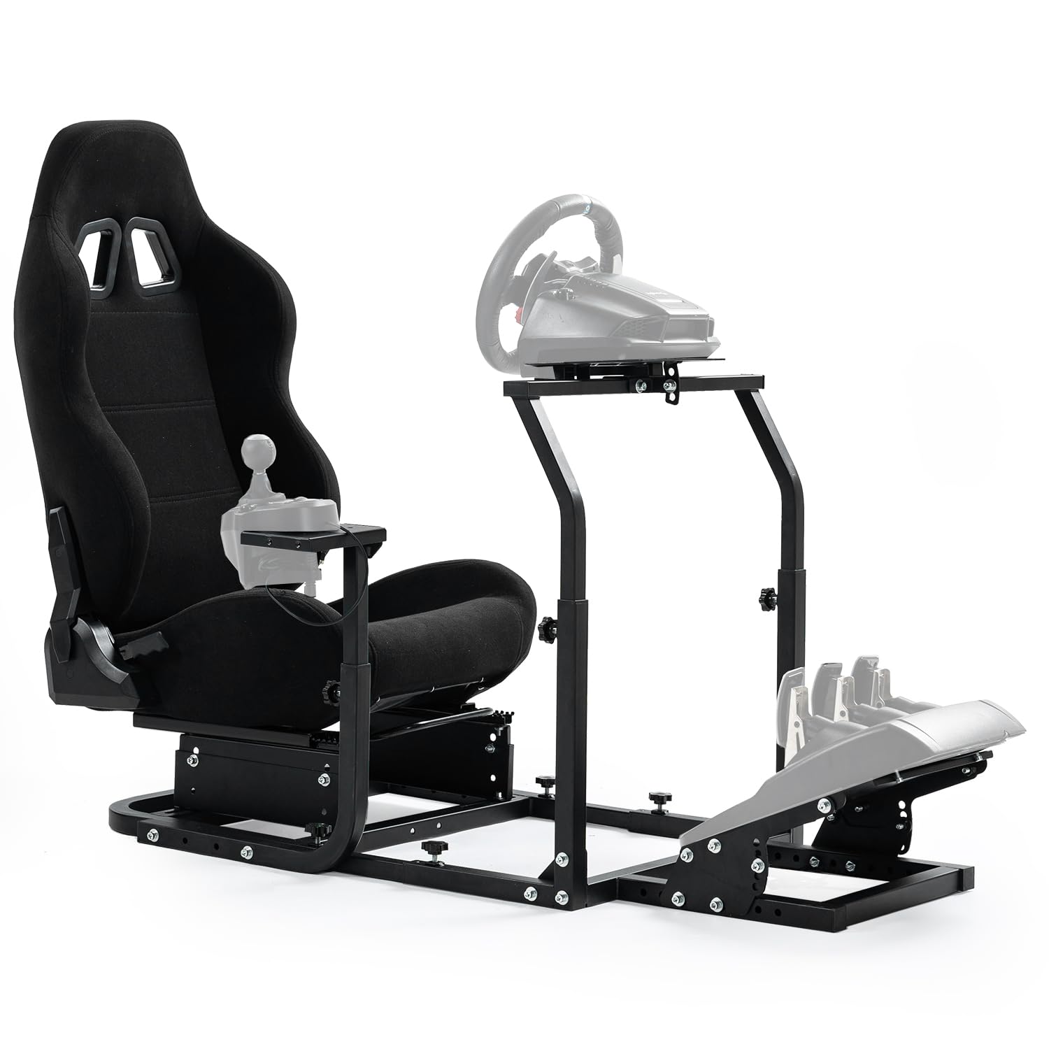Amazon | MINNEER レーシングコクピットブラックシートRacing Cockpit