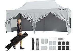 VEVOR 10x20 Pop-Up Tent with Removable Sidewalls
