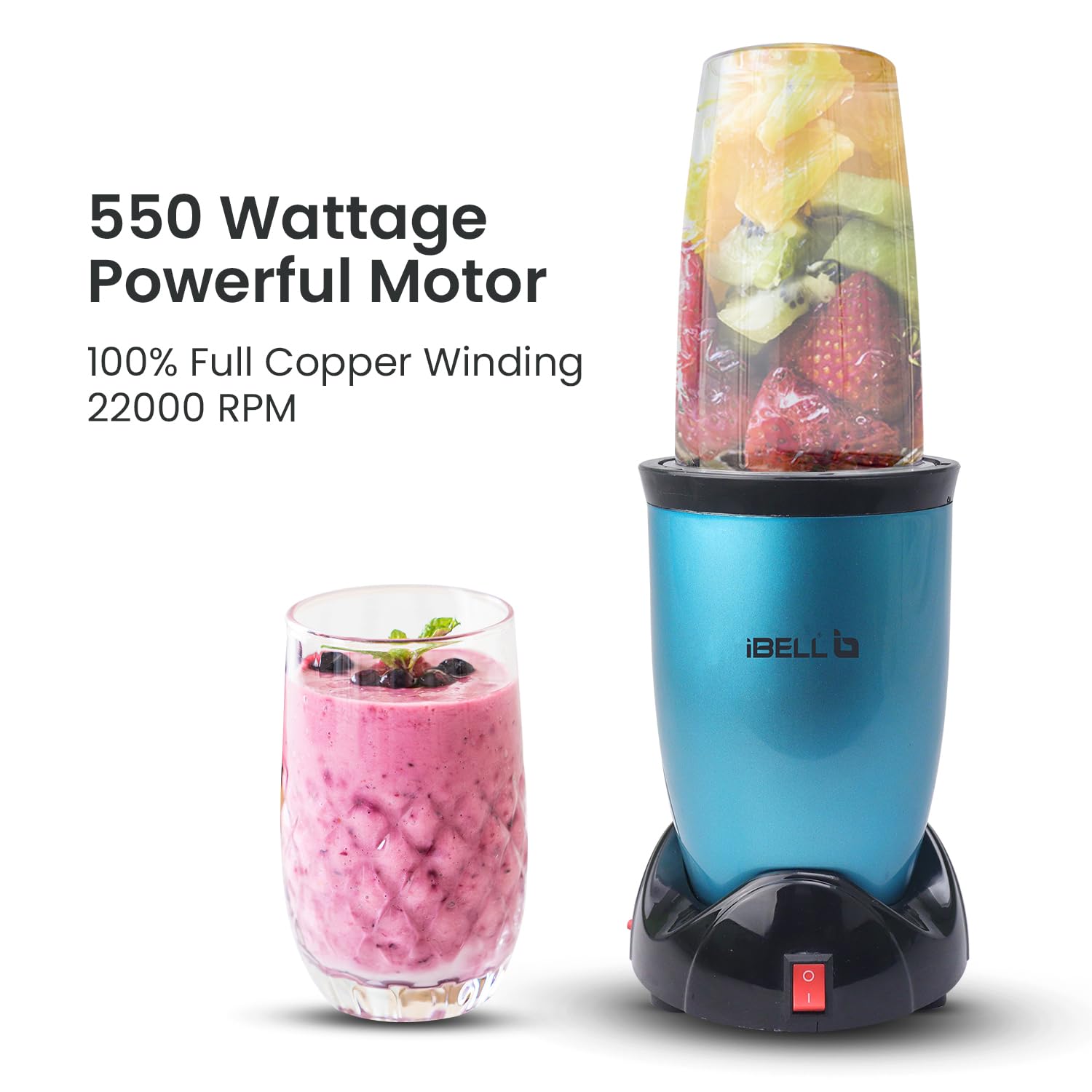 Ibell Nb50 Nutri Blender Mixer Grinder Smoothie Maker 550watts