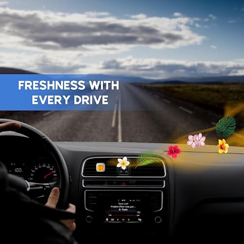 Miniatura 6 de Clip ambientador de automóvil, 6 clips de ventilación para ambientar el automóvil, de 0.1fl oz cada uno, ambientador de aire de larga duración para