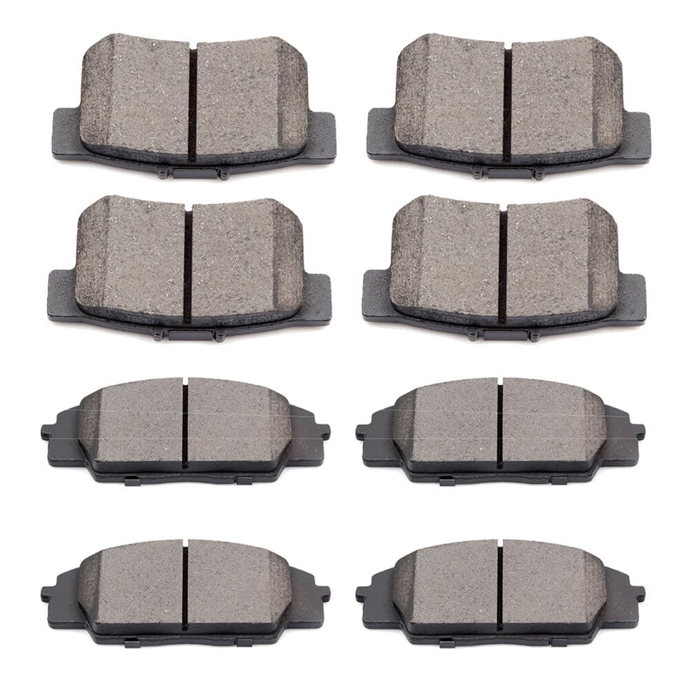 SCITOO D537 D829 Front Rear Ceramic Brake Pads Sets Fit For Acura CSX 2007-2010,For Acura RSX 2002-2006,For Honda Civic 2006-2011,For Honda S2000 2000-2009
