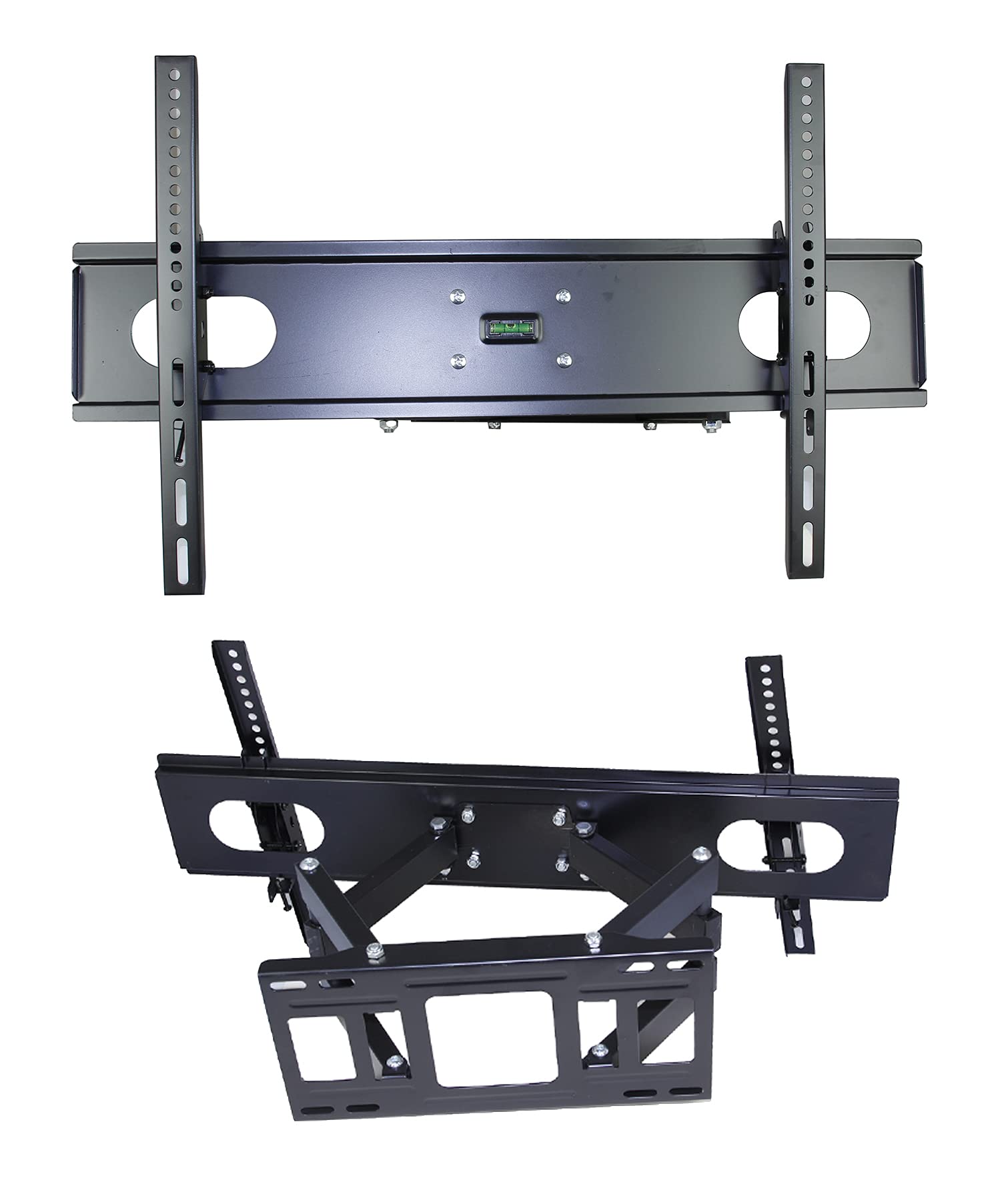 LEO.STAR LCD LED TV Wall Bracket For 32-Inch To 70-Inch 180° Rotation And 15° +-Tilt View Swivel Articulating Dual Arms Full Motion Mount