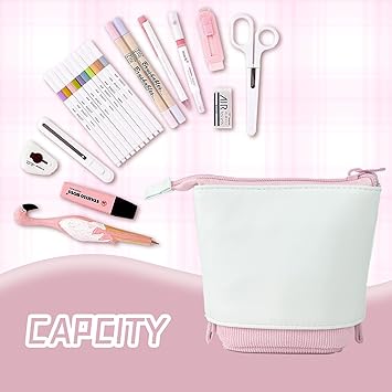 Astuccio Telescopico JANREAY 2 In 1 Design Tè A Bolle - Portapenne Pop-Up Per Scuola/Ufficio - Foto 13