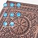 Art3d Drop Ceiling Tiles, Glue up Ceiling Tiles, 2'x2' Plastic Sheet in Antique Copper (12-Pack, 48 Sq.ft)