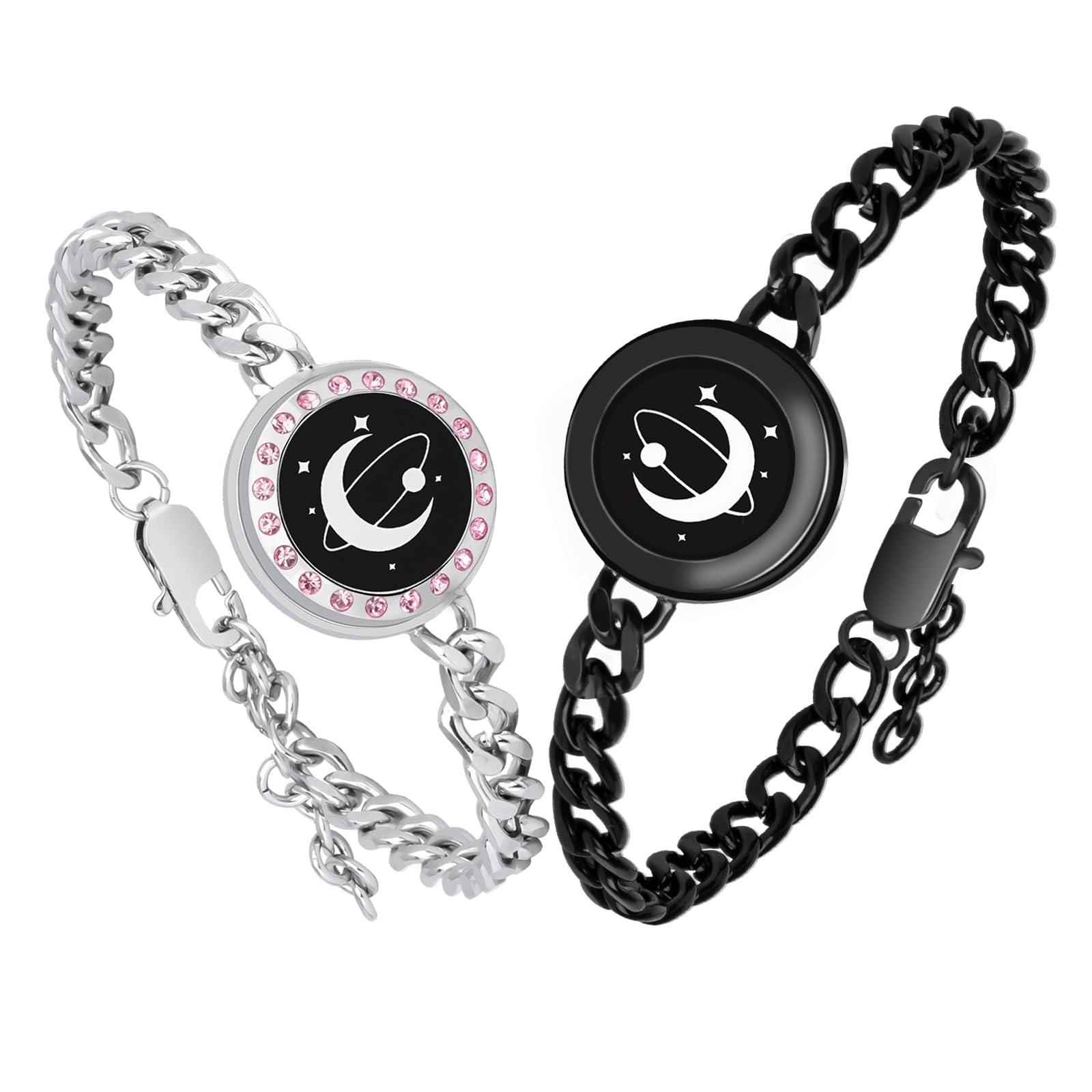 Totwoo Bracelet Boyfriend Girlfriend Vibrating Bracelet Vibration Smart Bracelets Long Distance Touch Bracelets Vibration Light Up Couples Bracelets With App Control (Black Pink) Long Distance ... Totwoo Bracelet Boyfriend Girlfriend Vibrating Bracelet Vibration Smart Bracelets Long Distance Touch Bracelets Vibration Light Up Couples Bracelets With App Control (Black Pink) Long Distance ...