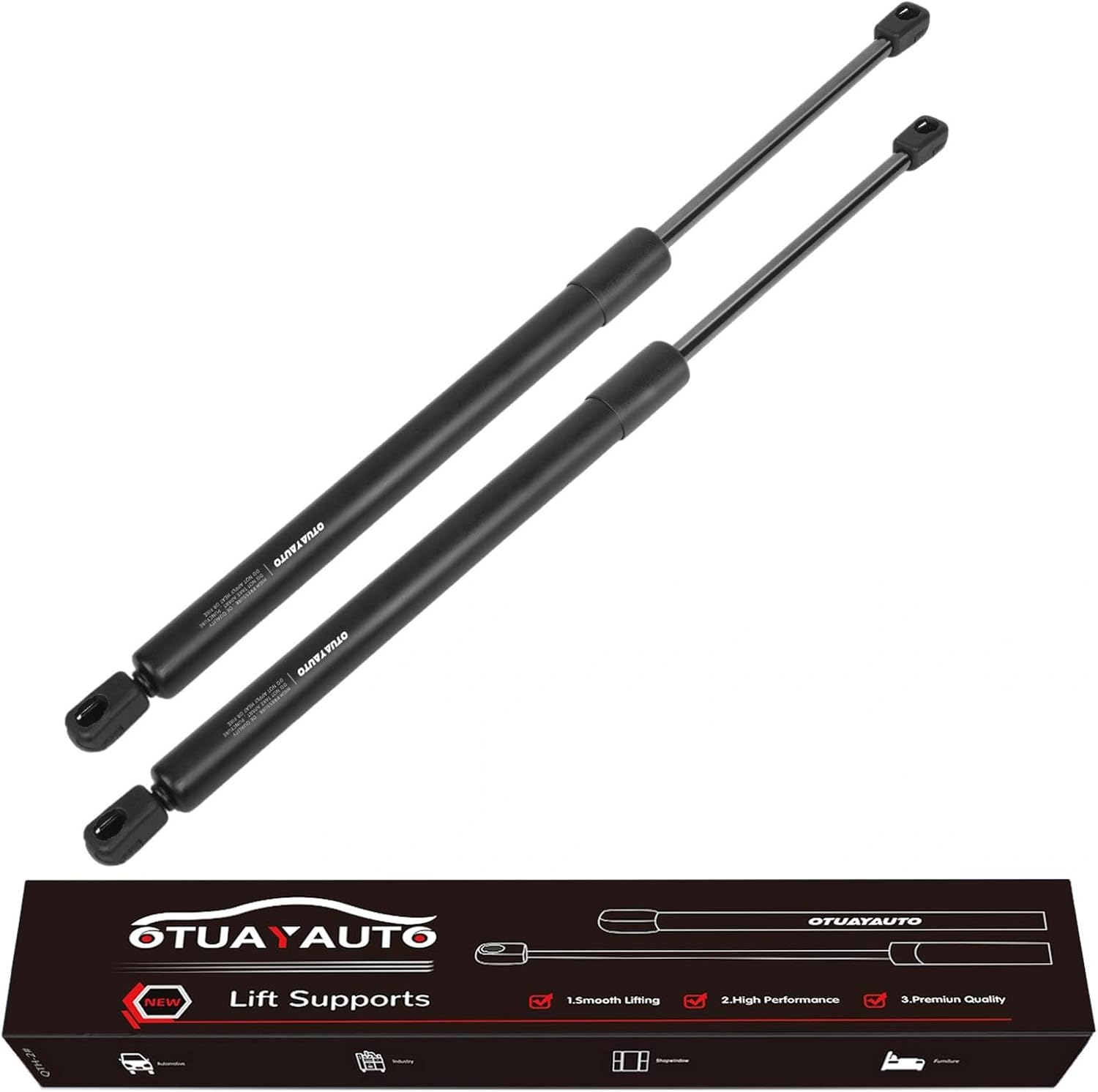 OTUAYAUTO Electric Rear Hatch Struts - Replacement for Chevy Suburban Tahoe, GMC Yukon, Cadillac Escalade 2015-2019 Rear Hatch Lift Shocks Support OEM 84306929 Liftgate Actuator(Pack of 2)