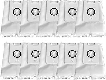 10 Pieces Dust Bags, Vacuum Bag, Compatible For JONR VC08 Pro, Robot Vacuum Cleaner Accessories