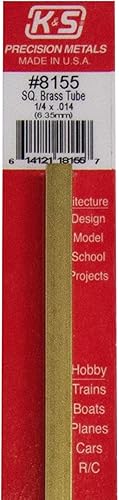 Miniatura 2 de K & S Tubo cuadrado de latón