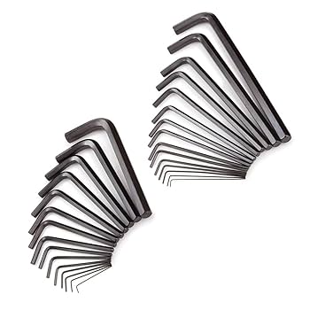 Chiavi A Brugola Esagonali 5/32 Pollici - Lotto Da 100, Braccio Corto, Perfette Per Lavori Stretti