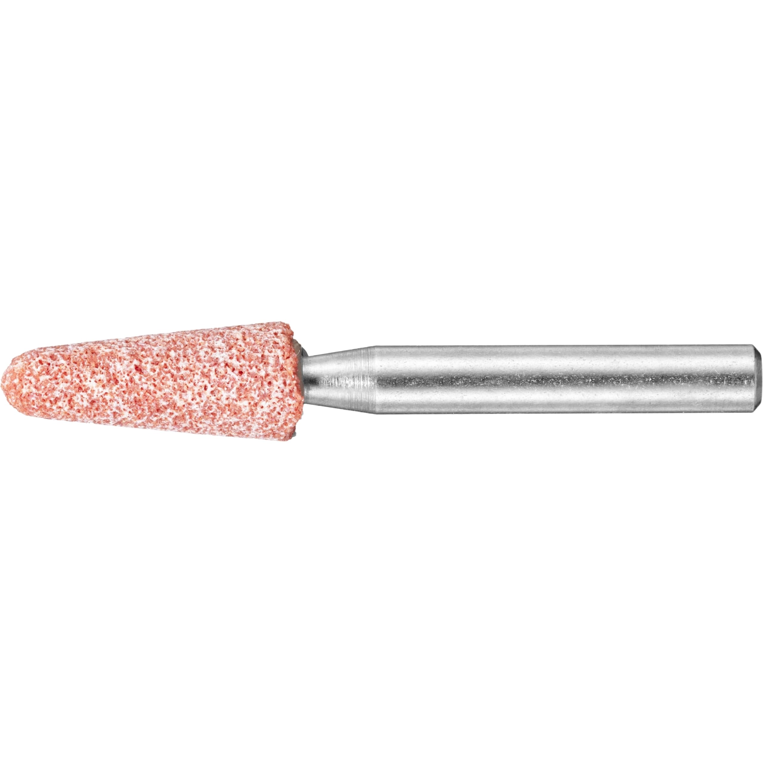 LUKAS-ERZETT 20 x Schleifstift KE Rundkegelform für Stahl/Stahlguss 10x25 mm Schaft 6 mm | Korn 46/60-12x17,5x1,09cm