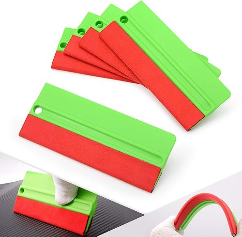 NEWISHTOOL Escobilla de fieltro grande de 5 pulgadas para materiales sensibles al vinilo, aplicación de envoltura de película de tintado, papel