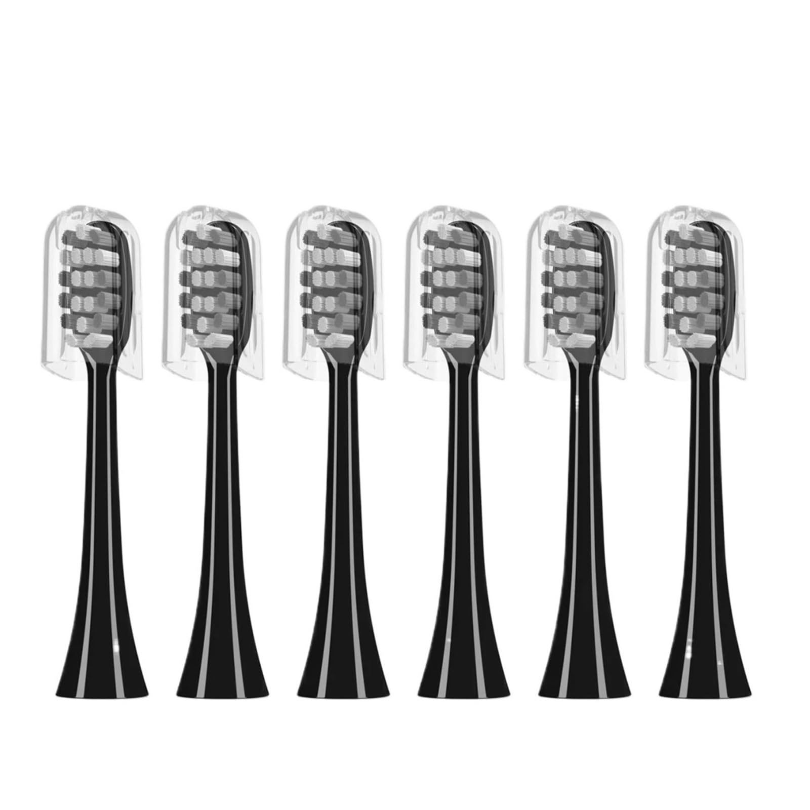 Compatibile con il kit testine sostitutive for spazzolino elettrico - 6 pezzi(BH801 Black 6PCS)