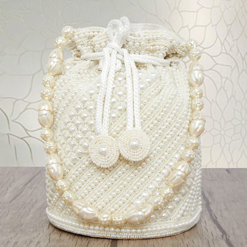 Image of Aheli Clutch Purses Gift for Women Handmade Evening Sling Handbag Stylish Bridal Fashion Bag