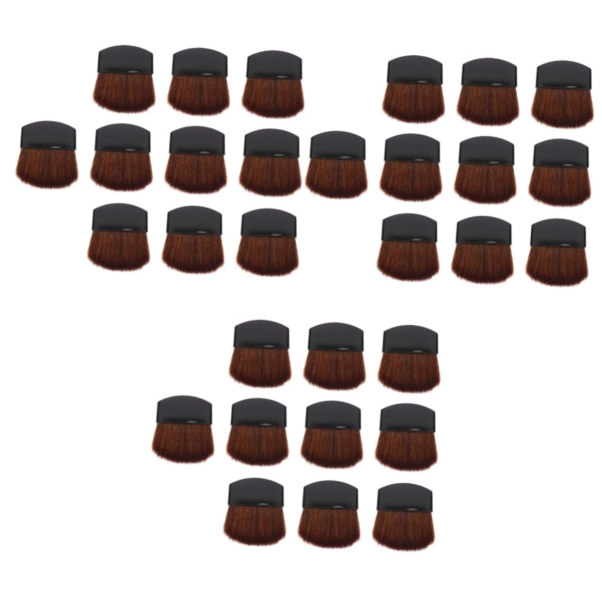 SHINEOFI 3 Set Mini Pennello Comodo Pennello Per Artisti Per Artisti Multifunzione Da Disegno Multifunzione Da Disegno Portatile Black Fibra 10 Pezzi * 3
