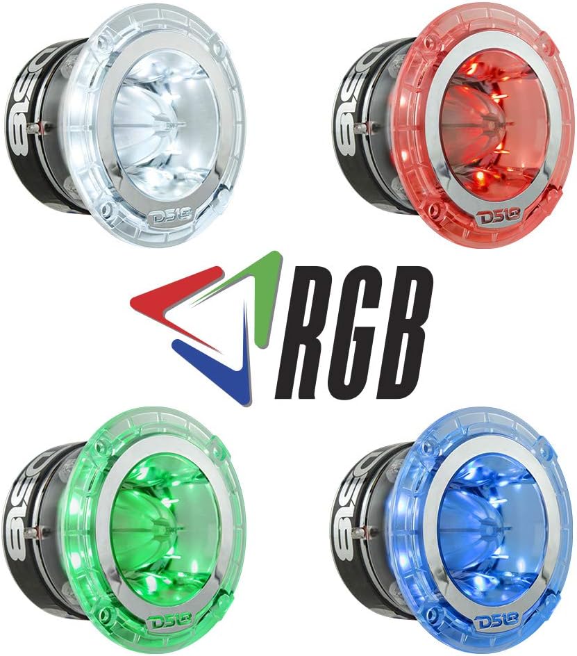 Tор Brаndѕ DS18 PRO-TW4L RGB Super Tweeter - 1.75, Polycarbonate Frame and Titanium Diaphragm, 600W Max, 300W RMS, 4 Ohms, Built In Crossover - PRO Tweeters Are the Best in the Pro Audio Market (1 Speaker)