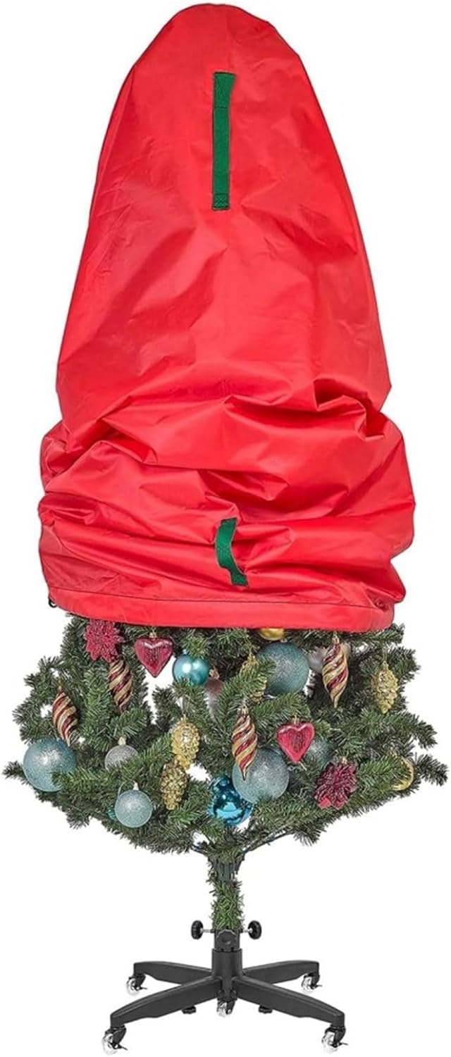 Christmas Tree Storage Bag Fabric Design Accommodates Up to 36x25 Inch for Indoor or Outdoor Use Christmas Tree Storage Bag for Artificial Trees