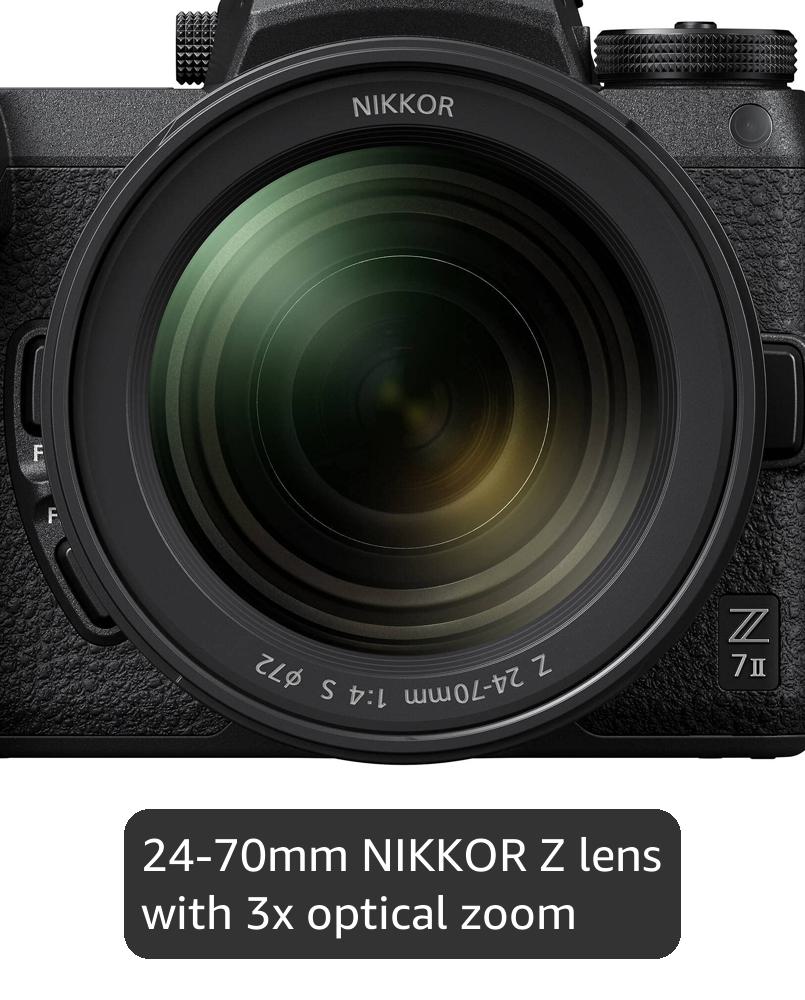 Nikon Mirrorless Z7 II Body with 24-70mm Lens