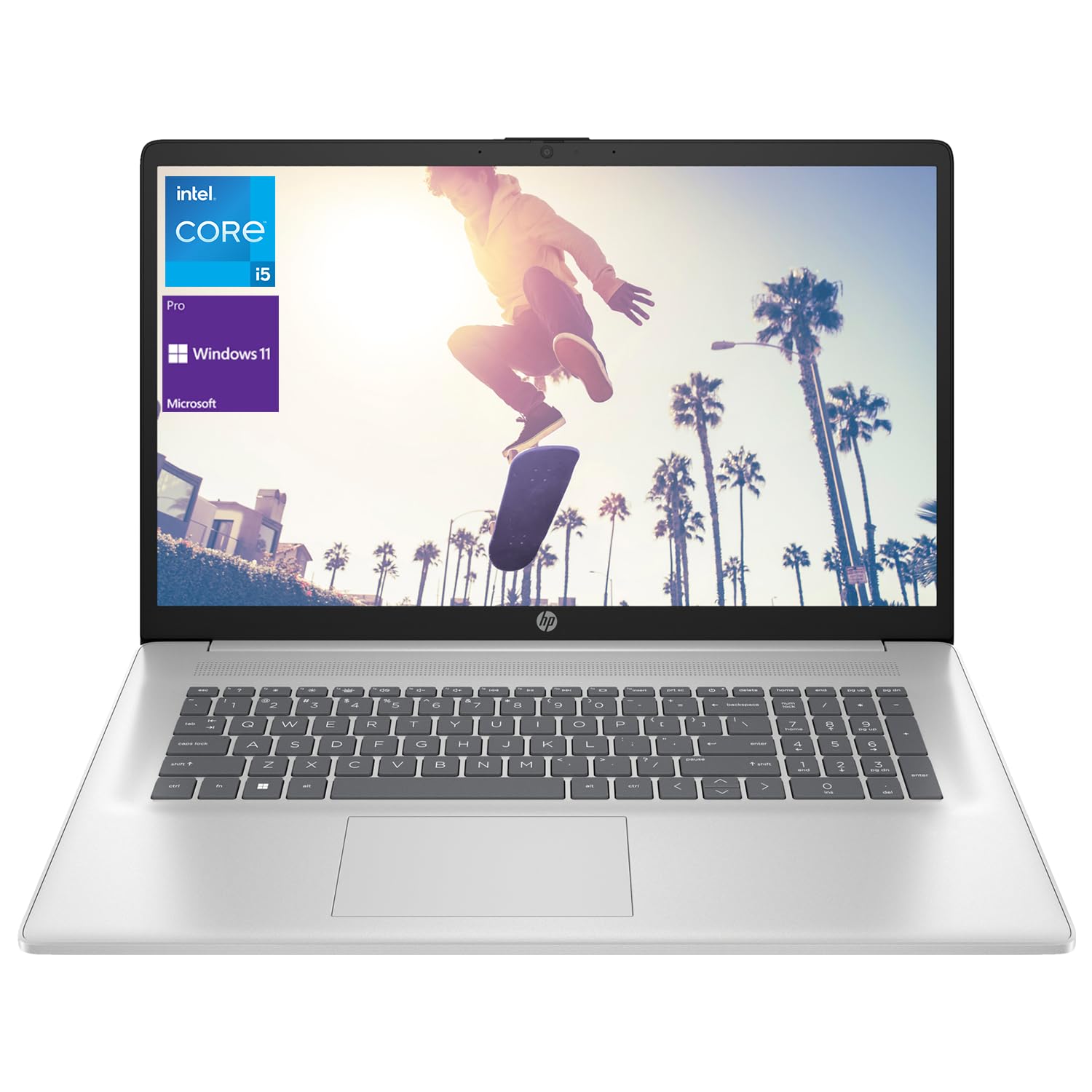 HP 17 inch Business Laptop 2023 New, Intel 10-Core i5-1335U, 17.3" FHD IPS Display, Intel Iris Xe Graphics, 32GB DDR4 1TB SSD, Backlit Keyboard, Type-C, WiFi 6, HDMI, Win11 Pro (Renewed)